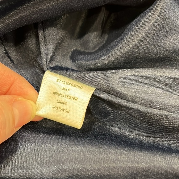 Stitch Fix Skies Are‎ Blue | Sleeveless Shift Dress | Navy White Yellow | XS - Picture 6 of 15